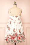 Lyra Short Floral Babydoll Dress | Boutique 1861 back view