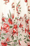 Lyra Short Floral Babydoll Dress | Boutique 1861 fabric