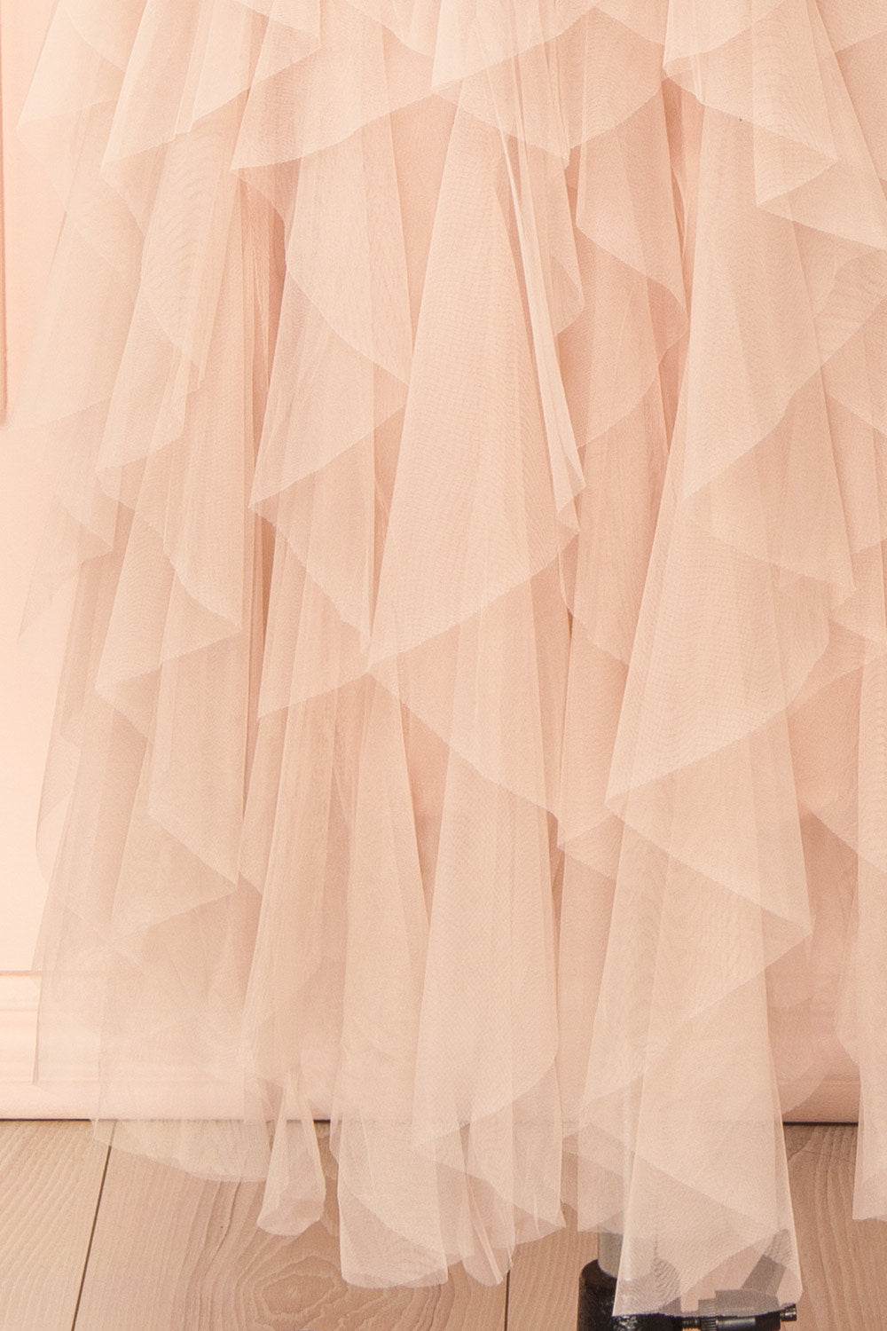 Lysis Ruffled Pink Low Cut Skirt | Boutique 1861 bottom
