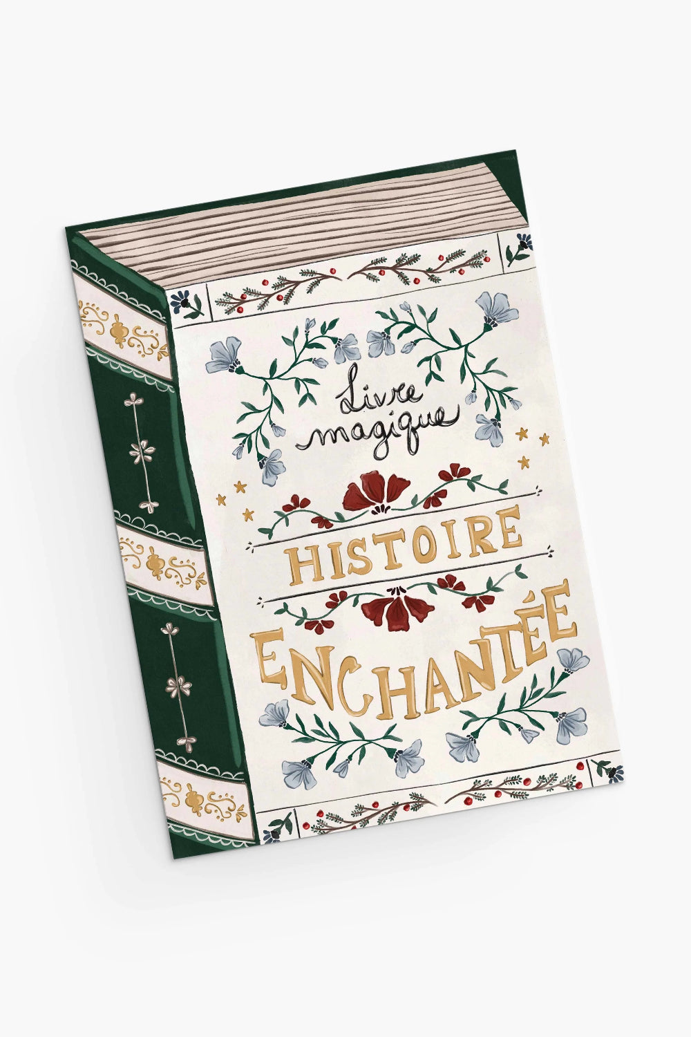 magic book christmas card from Mimi & August 