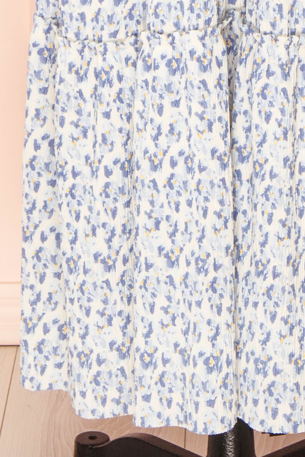 Malakai Floral Tiered Midi Dress | Boutique 1861 bottom
