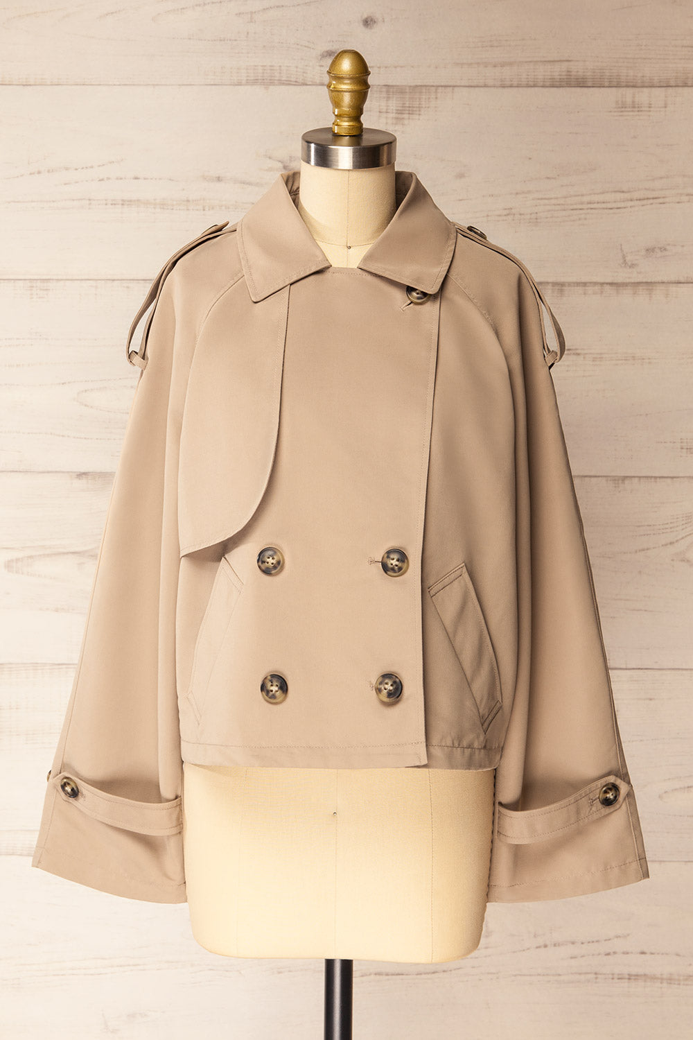 Manduria Short Trench Coat | La petite garçonne
