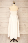 Maonica Long Ivory Dress w/ Empire Waist | La petite garçonne back view
