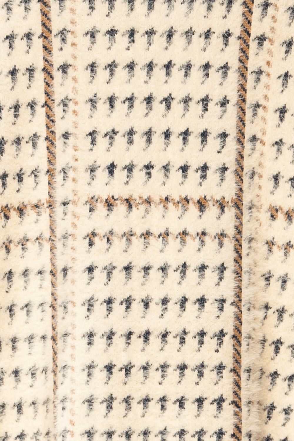 Marceau Fuzzy Patterned Open Front Jacket | La petite garçonne fabric 