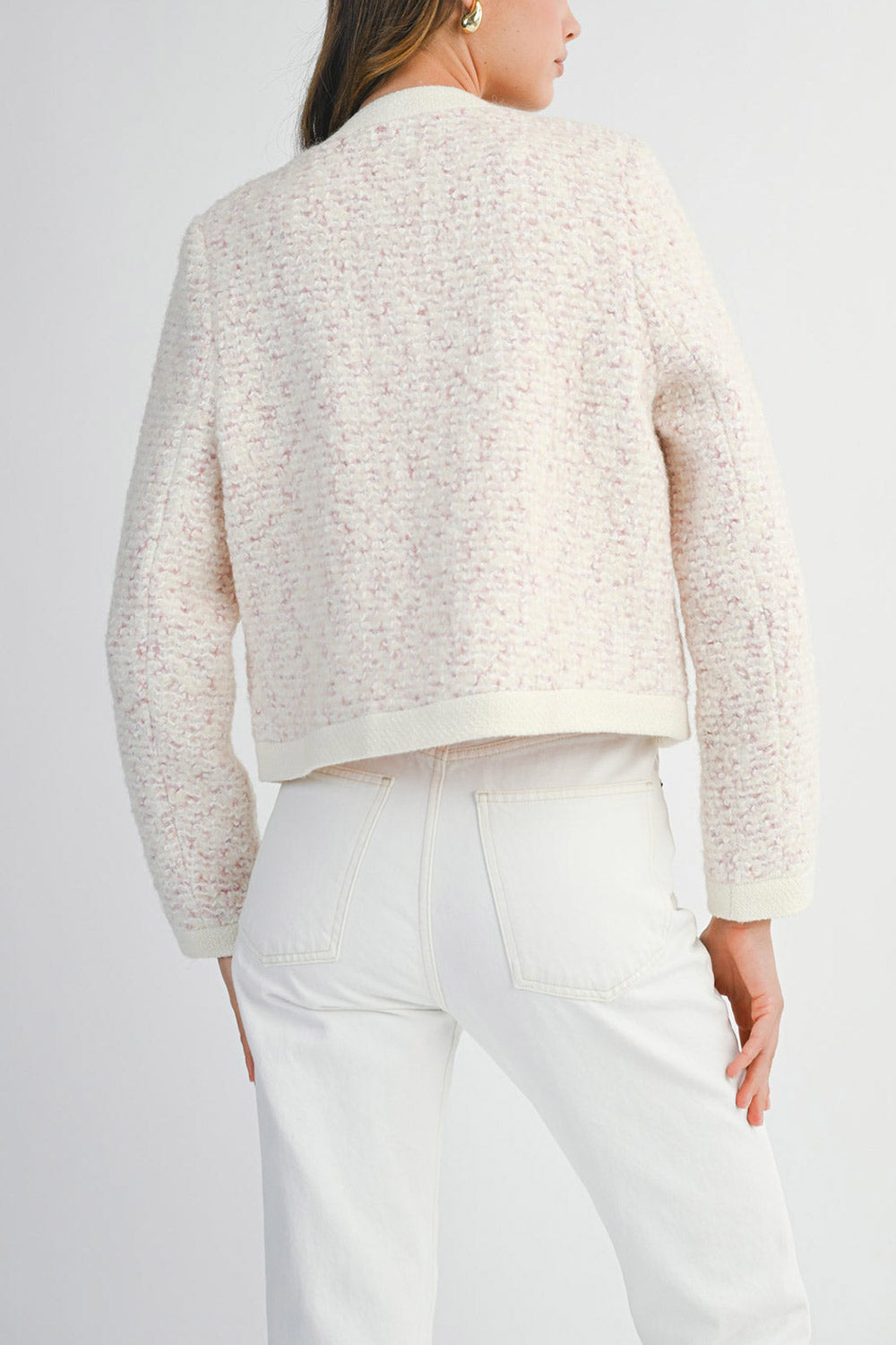 Marietou Knitted Preppy Jacket | Boutique 1861 model back