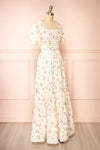 Mariette Maxi Floral A-Line Dress | Boutique 1861 side view