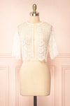 Marigolde Short White Lace Bolero | Boudoir 1861 front view