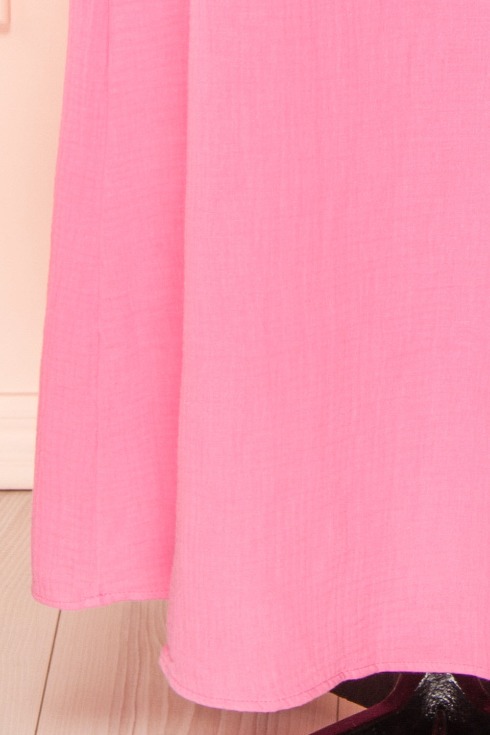 Marinet Pink Long Loose-Fitted Dress | Boutique 1861 bottom
