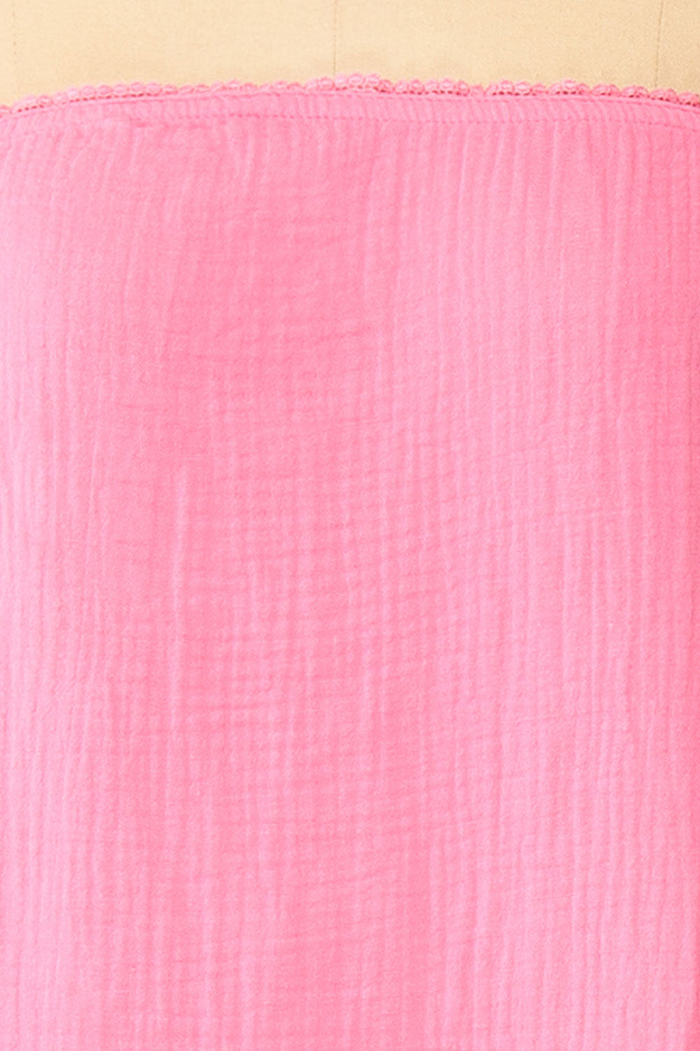 Marinet Pink Long Loose-Fitted Dress | Boutique 1861 fabric 