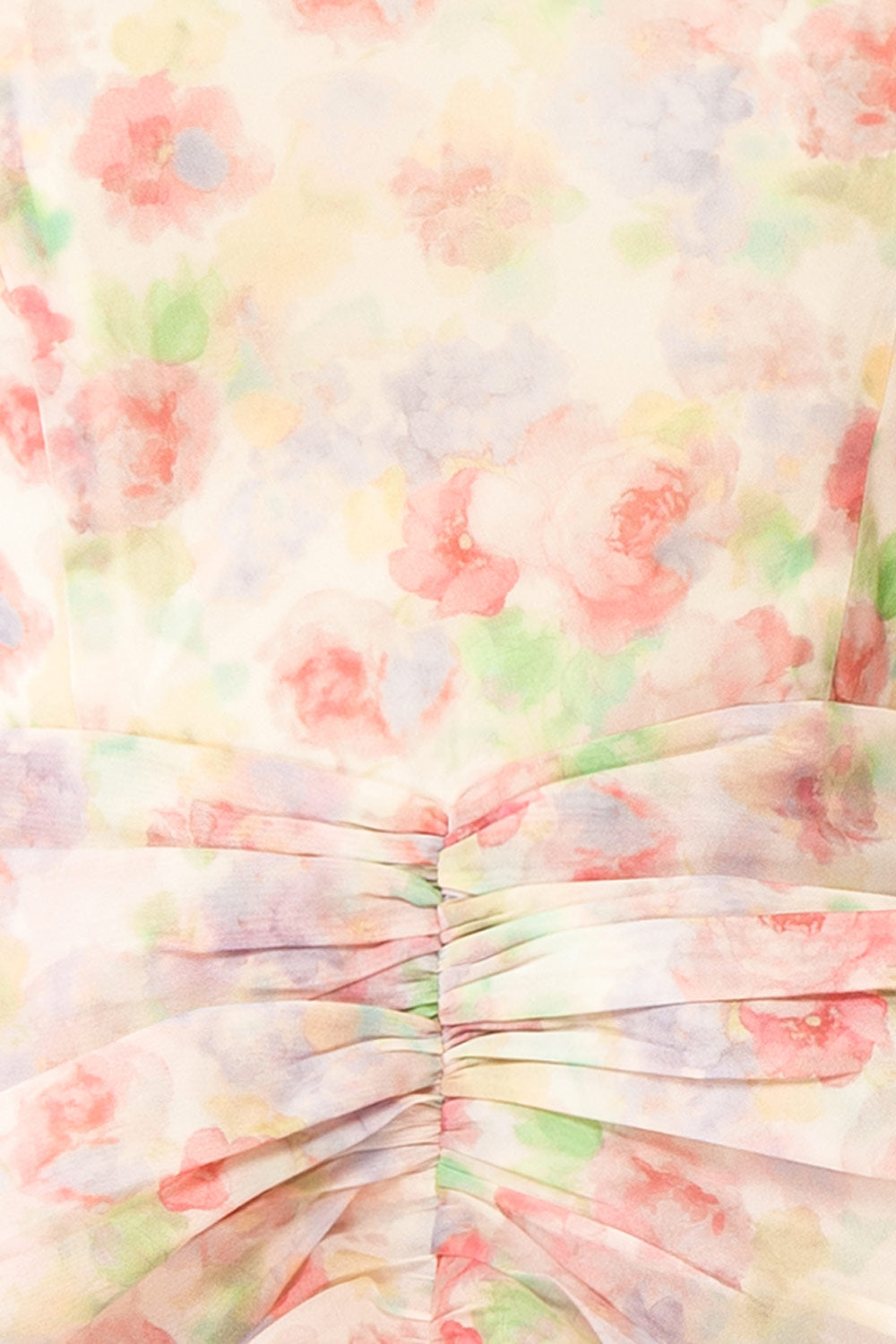Mastuoka Strapless Ruffled Short Dress | Boutique 1861 fabric 