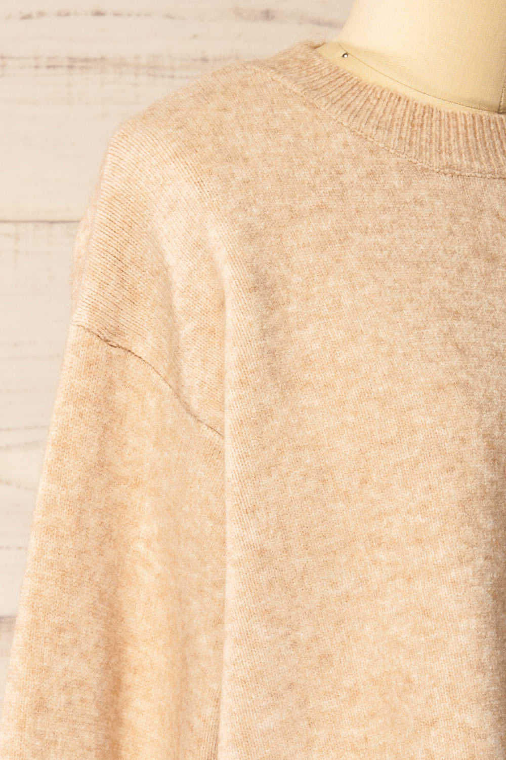 Matai Beige Oversized Loungewear Top | La petite garçonne side