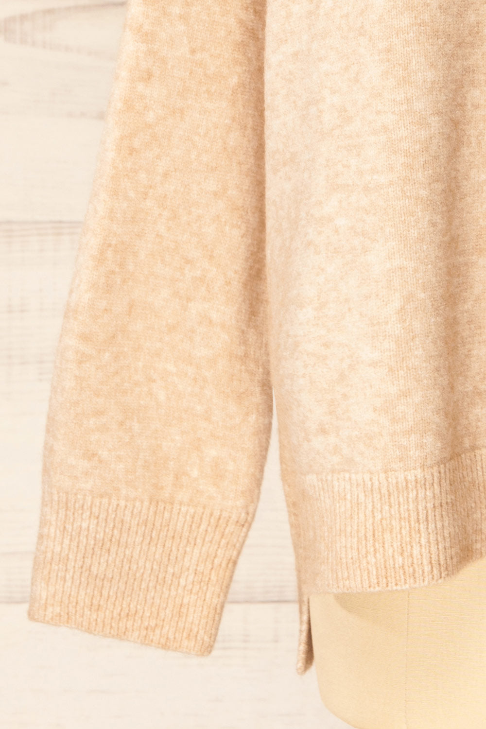 Matai Beige Oversized Loungewear Top | La petite garçonne back