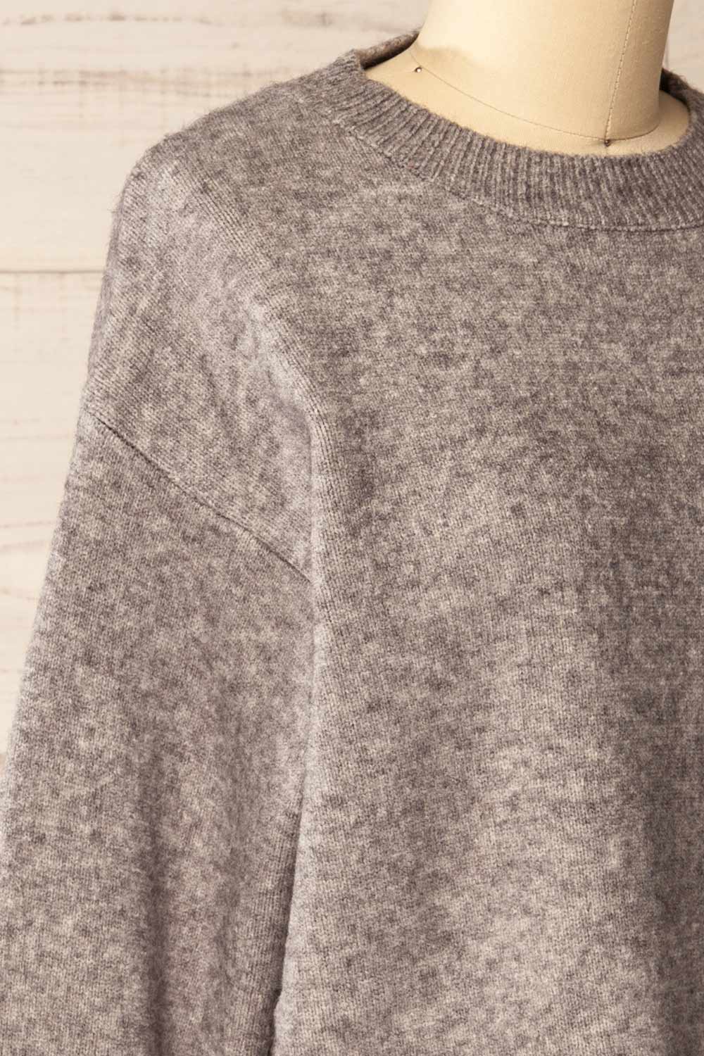 Matai Grey Oversized Loungewear Top | La petite garçonne side