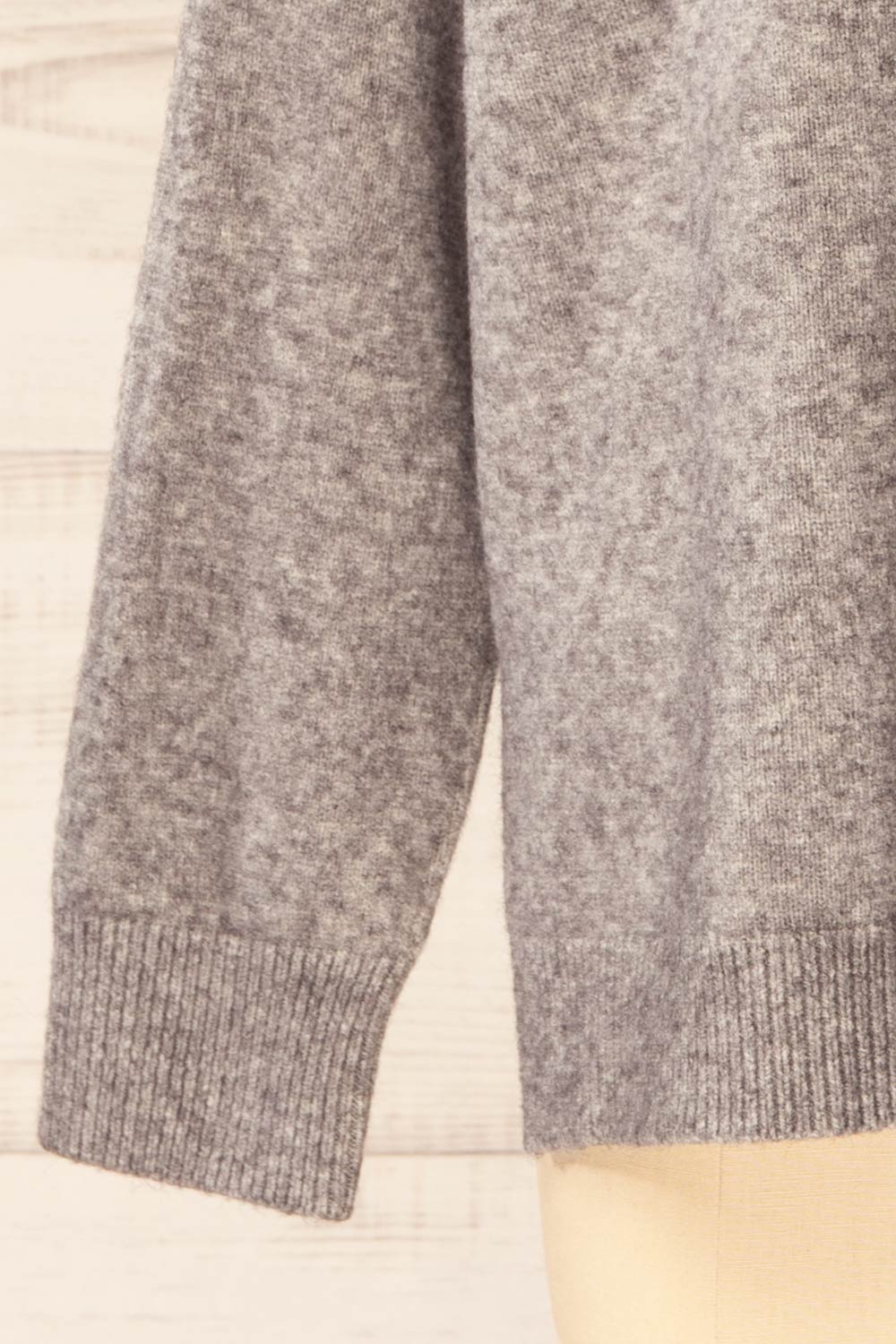 Matai Grey Oversized Loungewear Top | La petite garçonne sleeve 