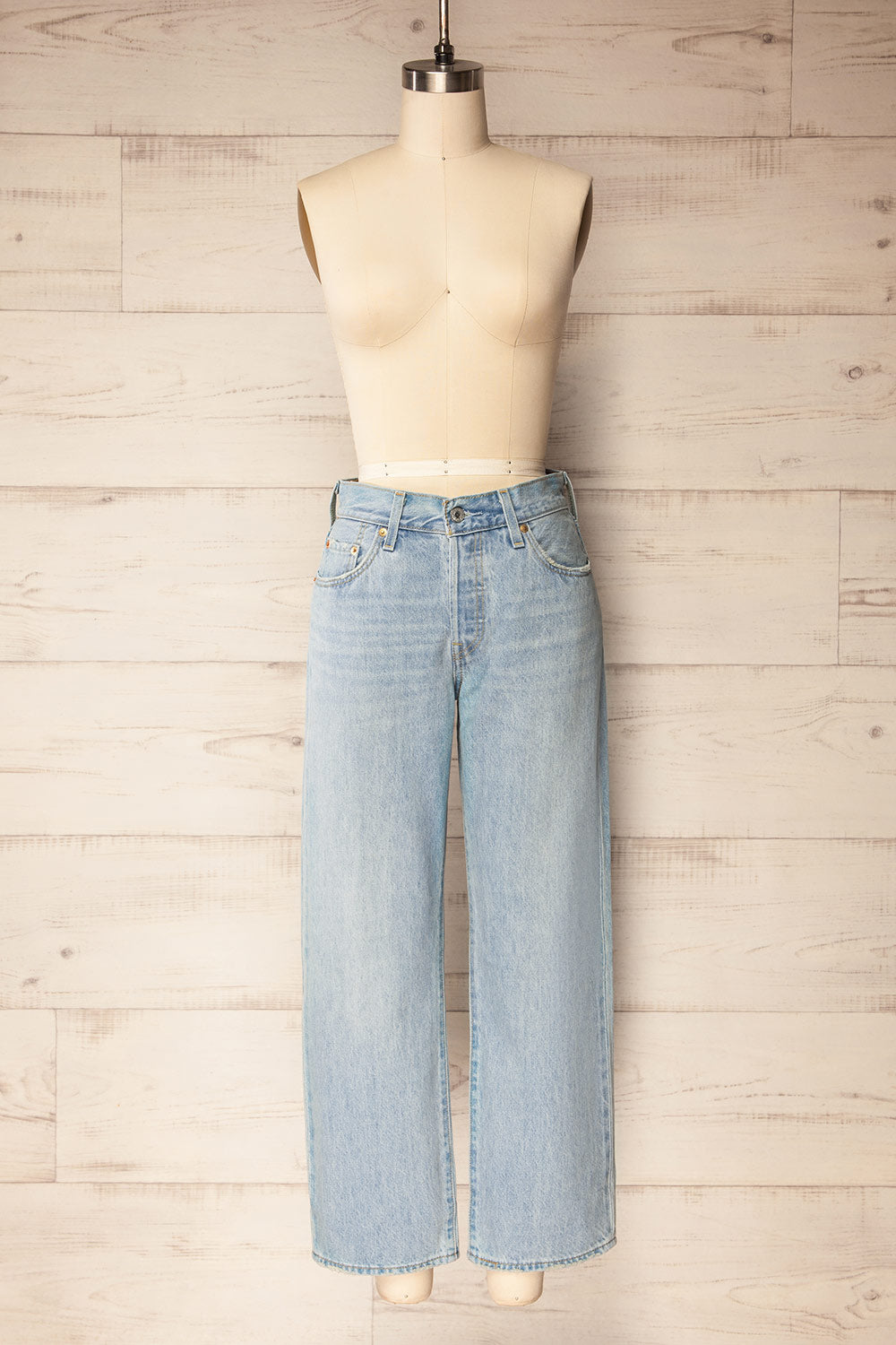 Matheran Light Blue Ankle Length Denim Pants | La petite garçonne