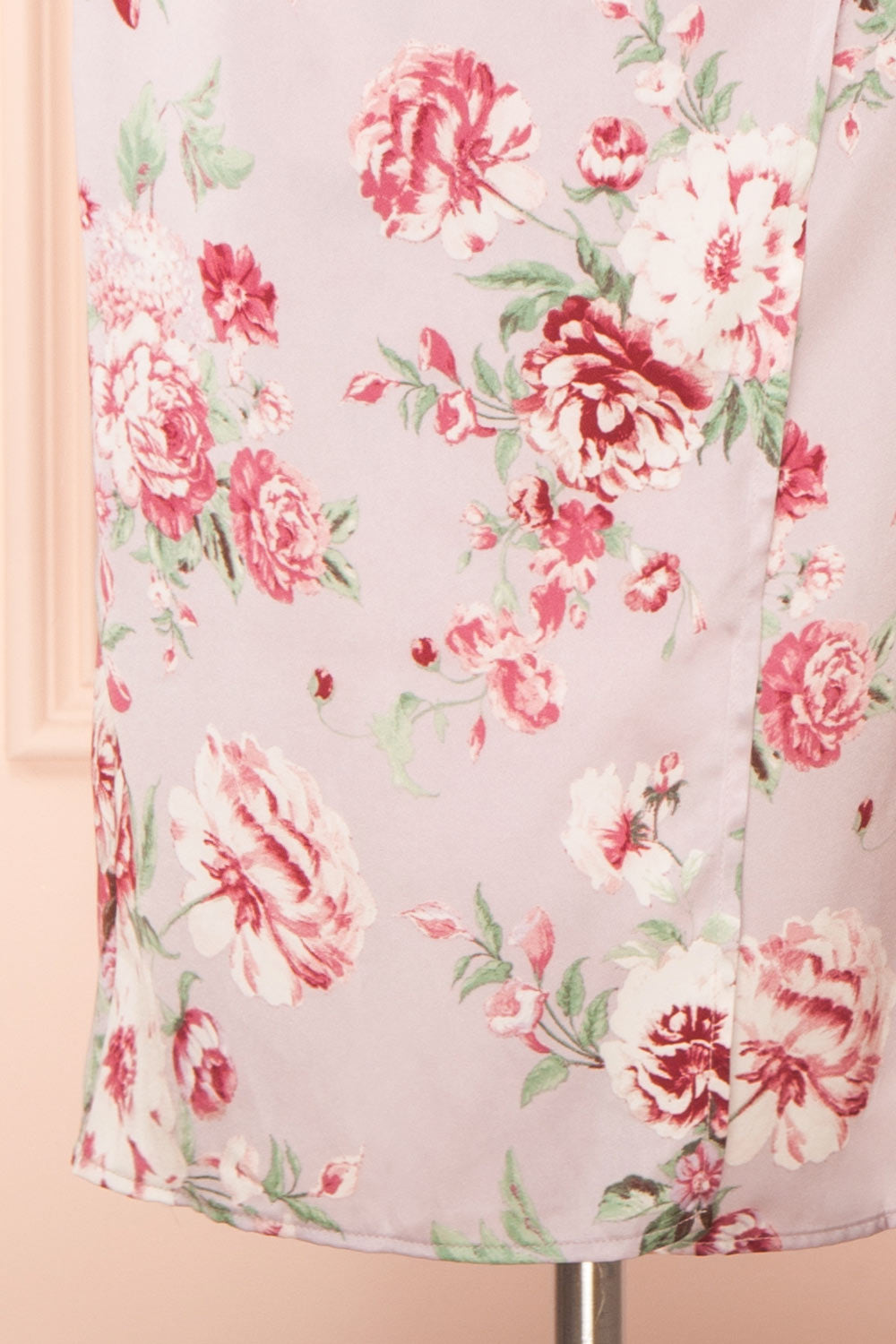 Mauvali Cowl Neck Floral Midi Dress | Boutique 1861 bottom