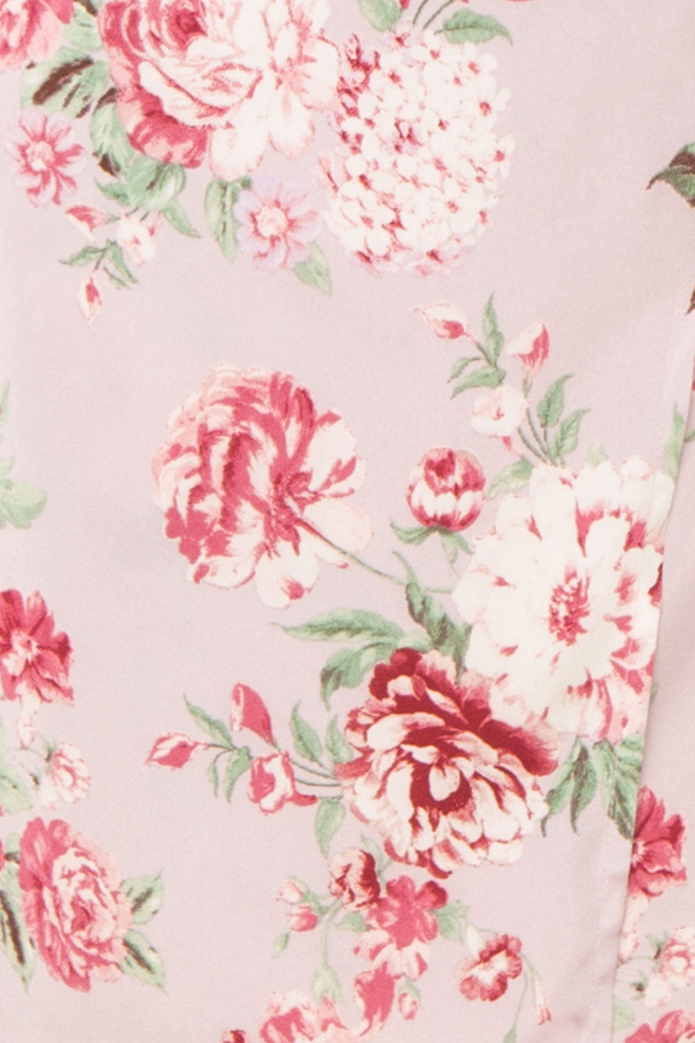 Mauvali Cowl Neck Floral Midi Dress | Boutique 1861 fabric 