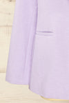 McMurray Lilac Textured Blazer w/ Square Buttons | La petite garçonne bottom