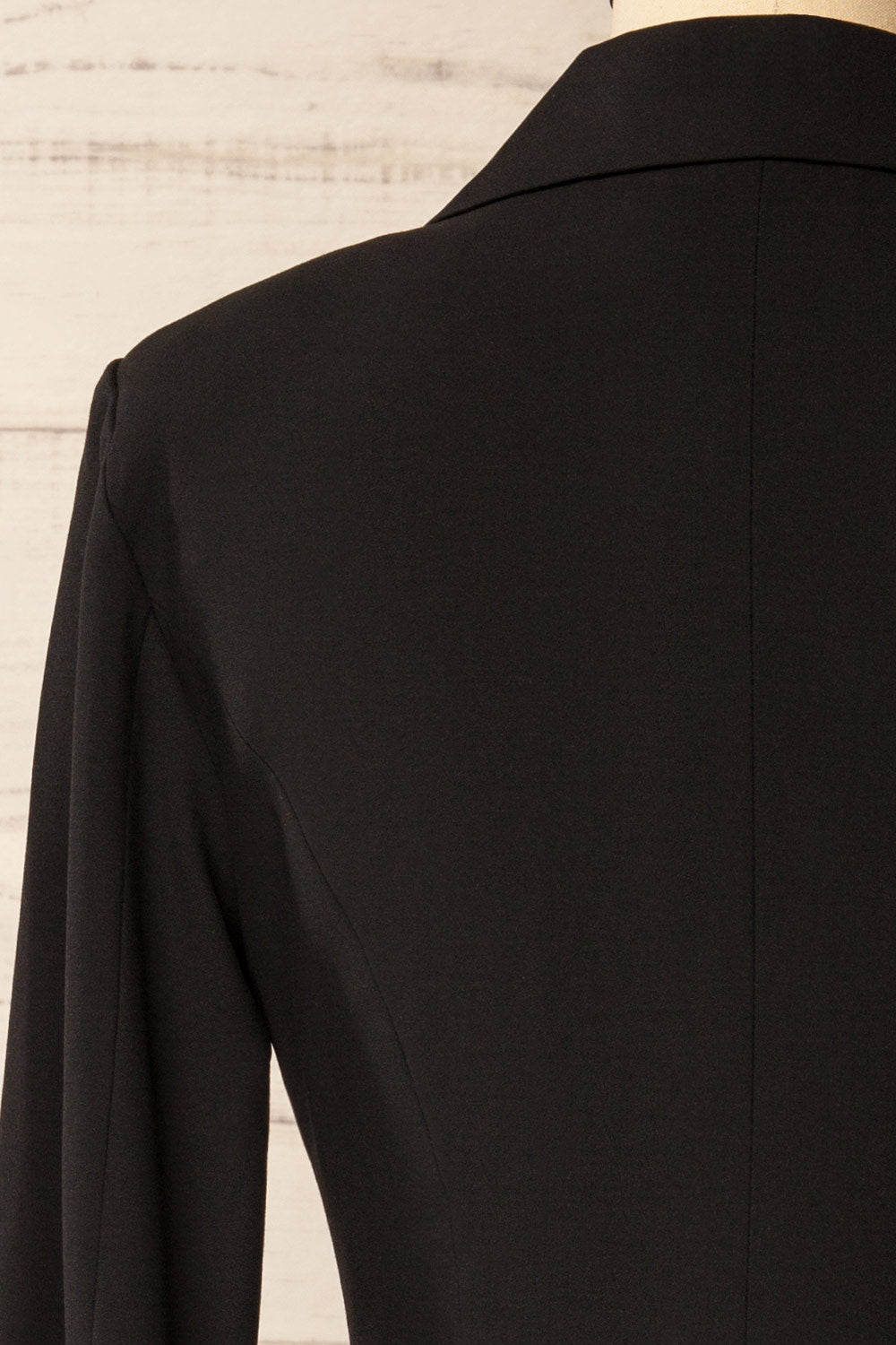 Mecheria Short Black Blazer Dress | La petite garçonne back