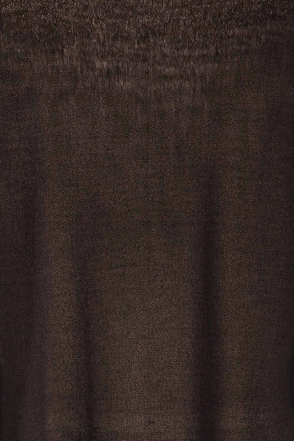 Melbourne Black Sheer Long Sleeve Top | La petite garçonne texture