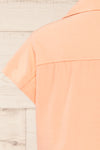 Merempah Orange Crop Top w/ Front Tie | La petite garçonne back