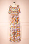 Merla Orange Floral Jumpsuit w/ Belt | Boutique 1861 front view