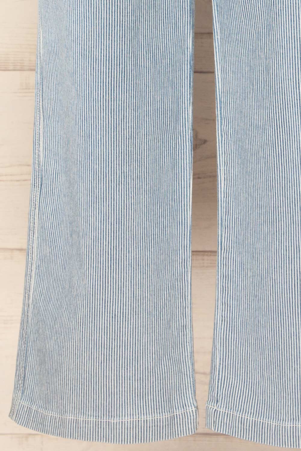 Merrick Striped High-Waisted Wide Leg Jeans | La petite garçonne bottom