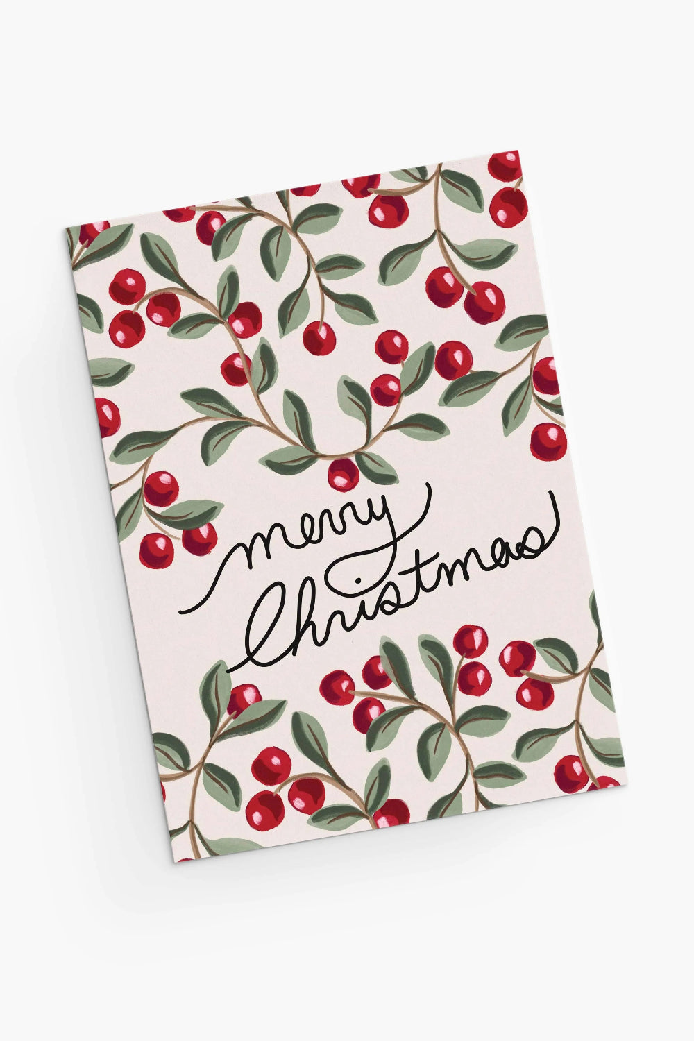 Merry christmas card from mimi and august