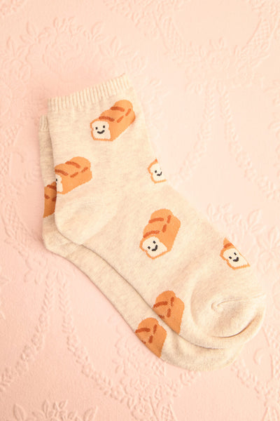 Miche de Pain Smiley Bread Loaf Ankle Socks | Boutique 1861