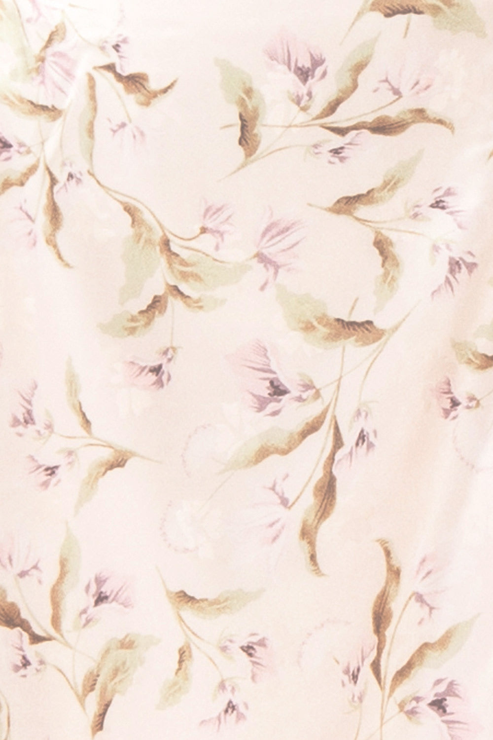 Midya Lilac Floral Midi Dress w/ Slit | Boutique 1861 fabric 