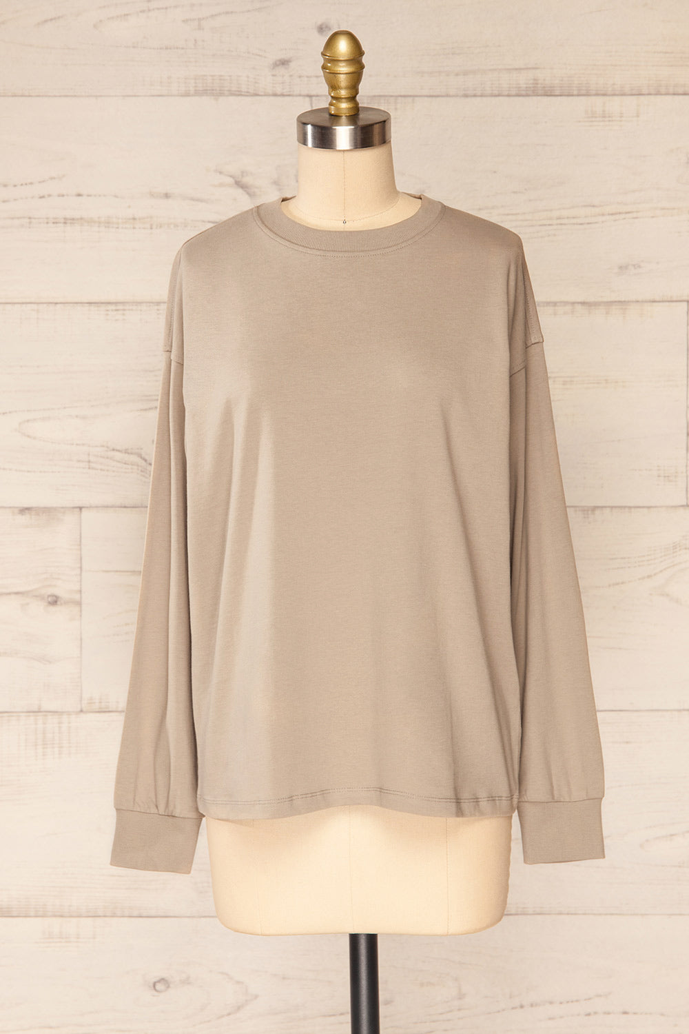 Mielec Taupe | Long Sleeve Top