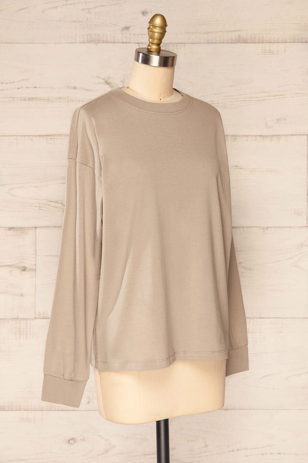 Mielec Taupe | Long Sleeve Top