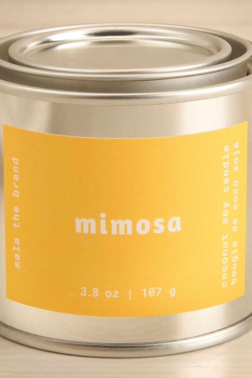 Let's Get Lit Candle Gift Set | Maison garçonne mimosa close-up