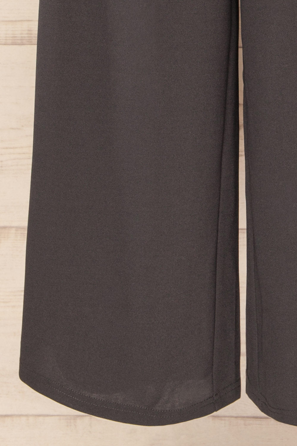 Minasia Grey High-Waisted Wide Leg Pants | La petite garçonne  bottom