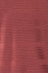 Mirando Mauve Thin Knit Striped Sweater | La petite garçonne fabric
