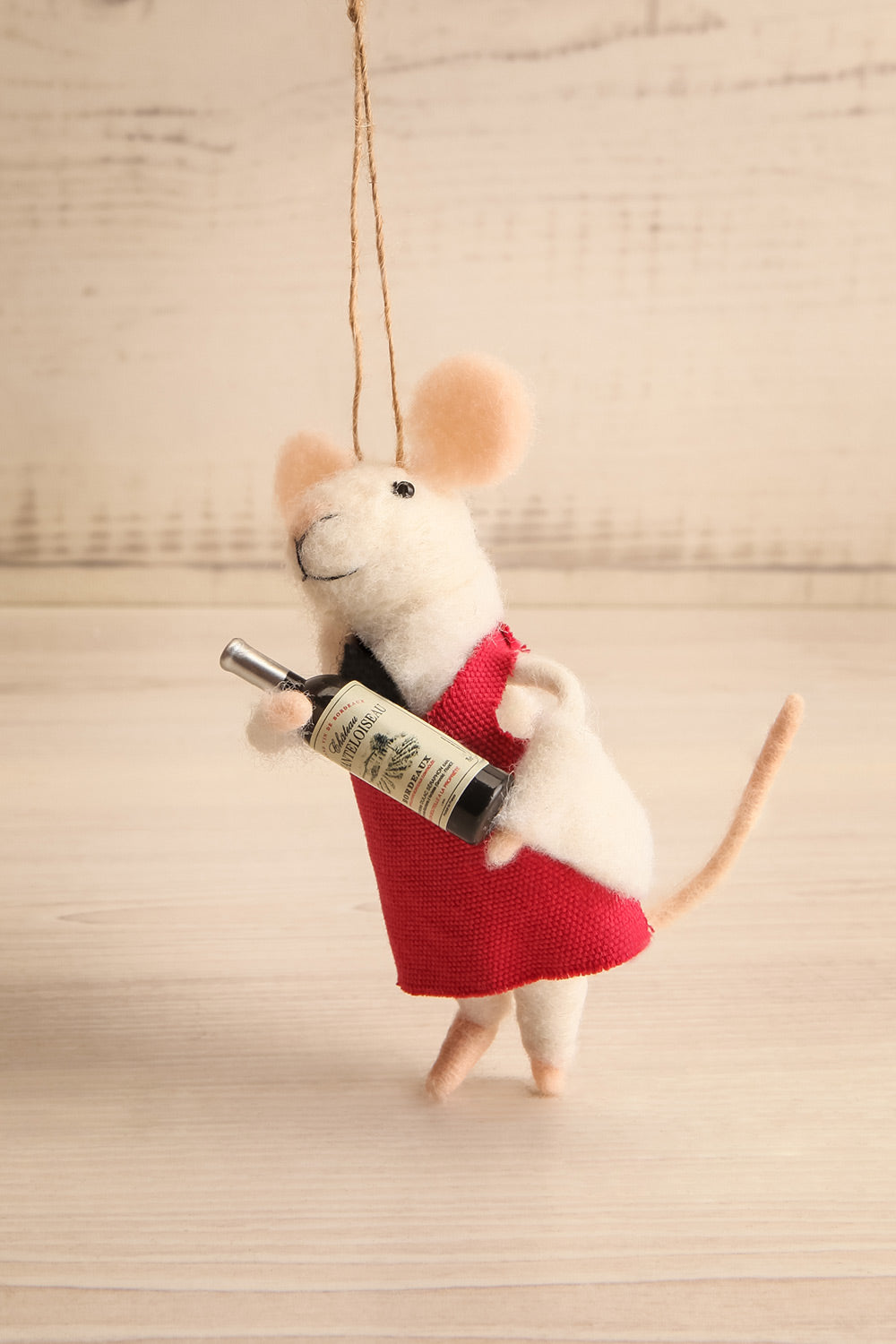 Wine Mouse Holiday Ornament | Maison garçonne sommelier