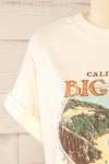 Monterey Cropped Faded California T-Shirt | La petite garçonne front