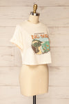 Monterey Cropped Faded California T-Shirt | La petite garçonne side view