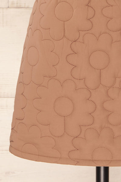 Morlaix Floral Quilted Taupe Skirt | La petite garçonne bottom