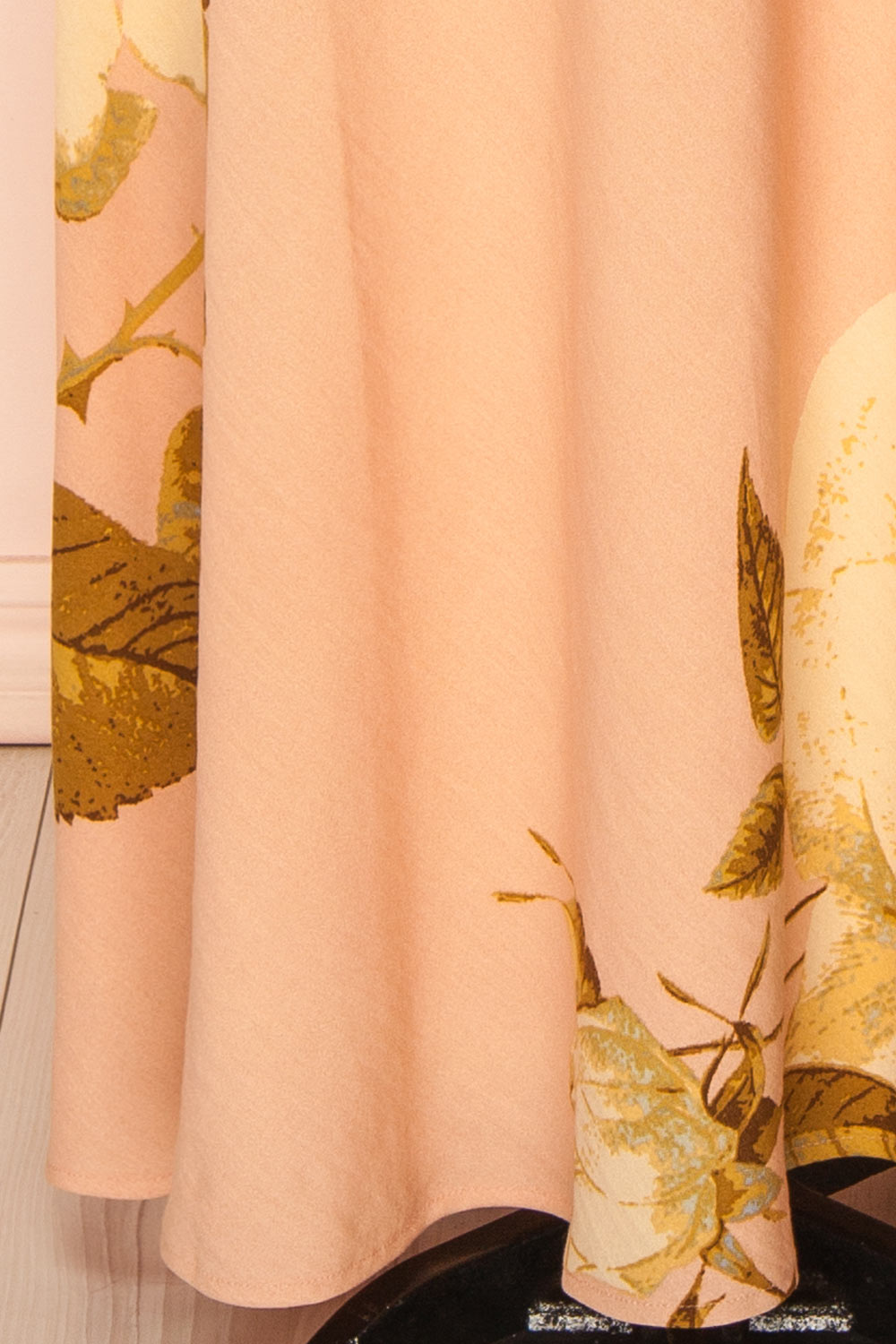 Moufida Strapless Pink Maxi Dress with Pockets | Boutique 1861 bottom 