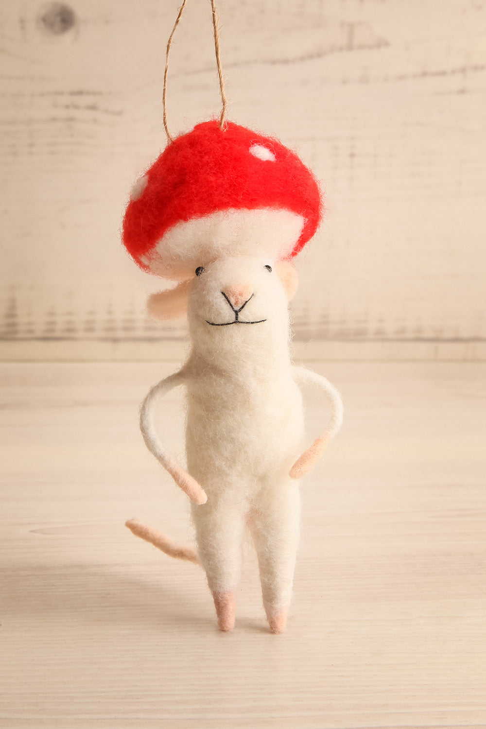Eclectic Mouse Holiday Ornament | Maison garçonne mushroom mike