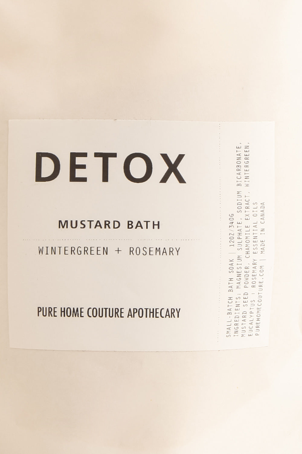 Mustard Bath Detox | Maison garçonne close-up