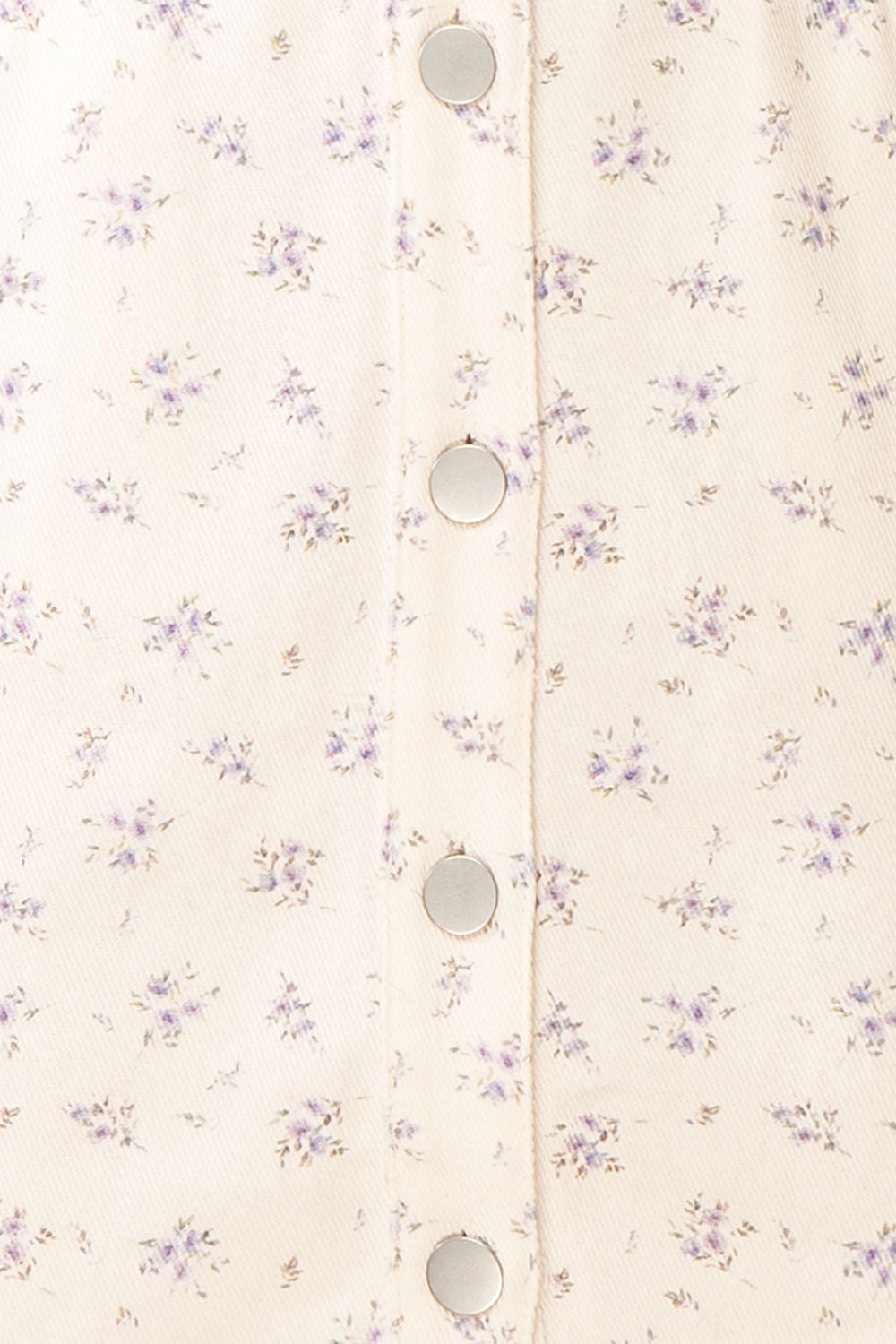 Nadine Short Floral Denim Dress w/ Pockets | Boutique 1861  fabric 