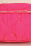 Narack Fuchsia Quilted Belt Bag | La petite garçonne detail