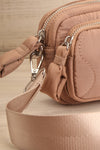 Narack Taupe Quilted Belt Bag | La petite garçonne side close-up
