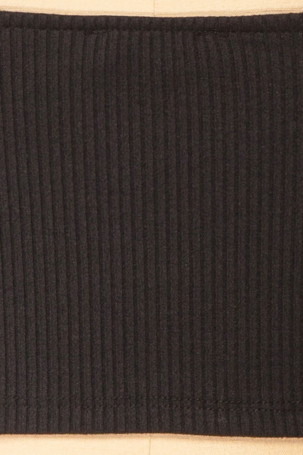 Nasha Black Crop Top w/ Organza Bows | Boutique 1861  fabric