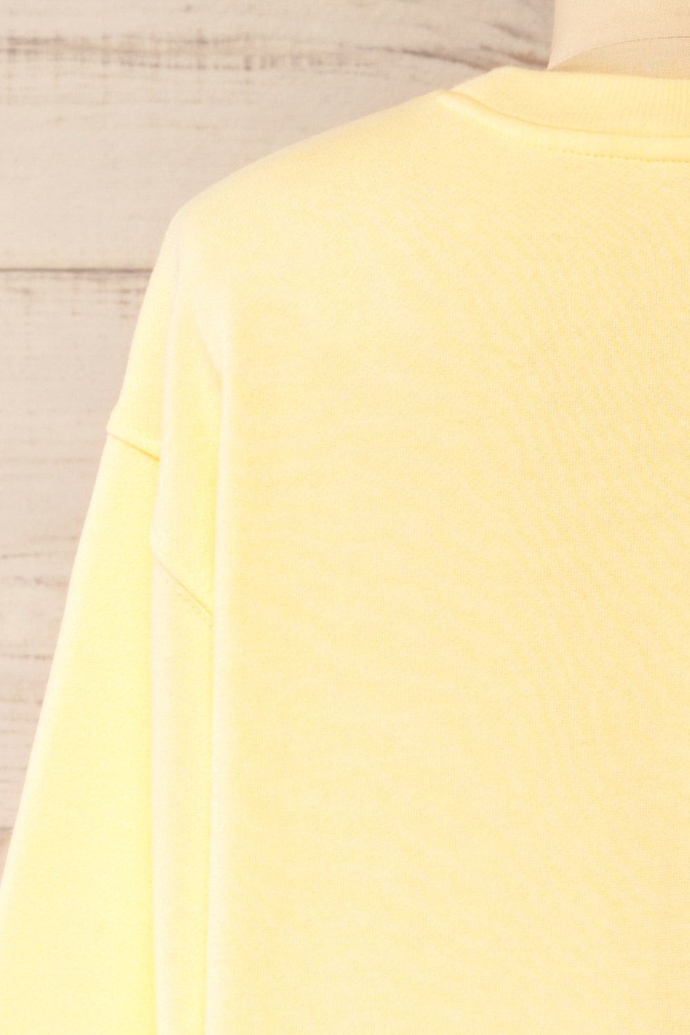 Nesna Yellow Oversized Sweatshirt | La petite garçonne back
