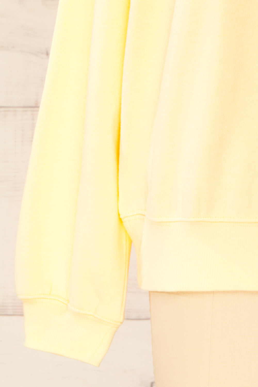 Nesna Yellow Oversized Sweatshirt | La petite garçonne sleeve 
