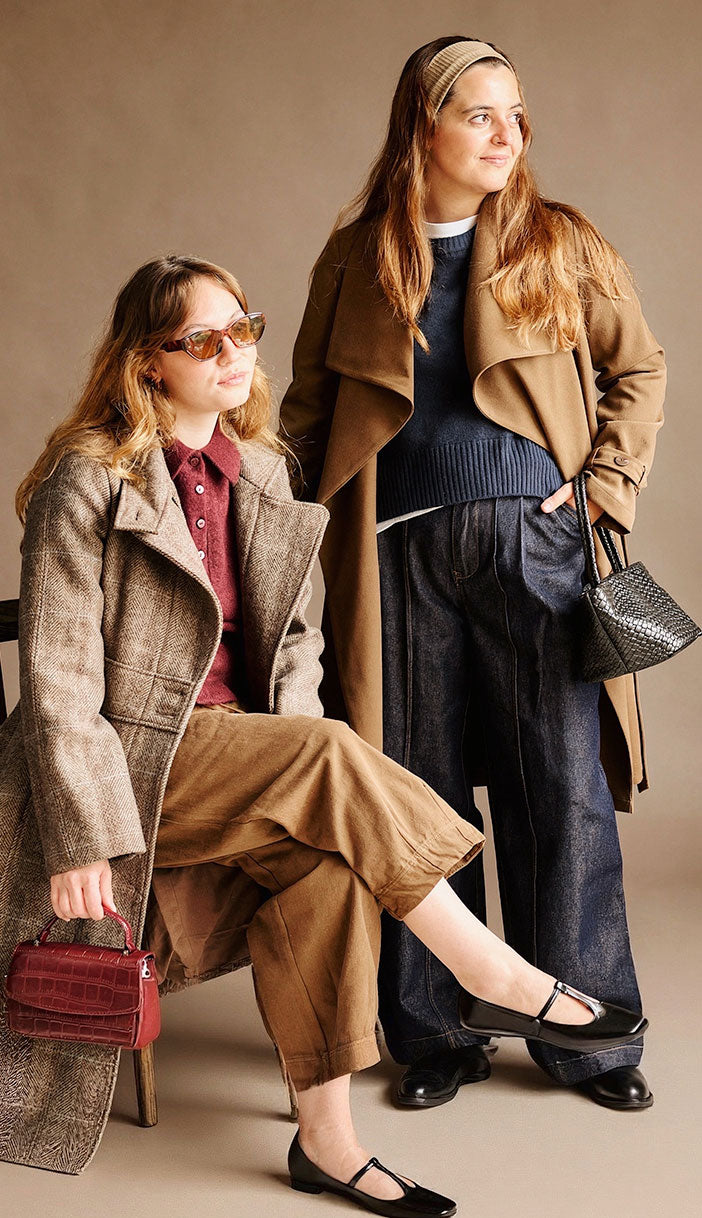 Two women wearing new fall arrivals from Boutique 1861