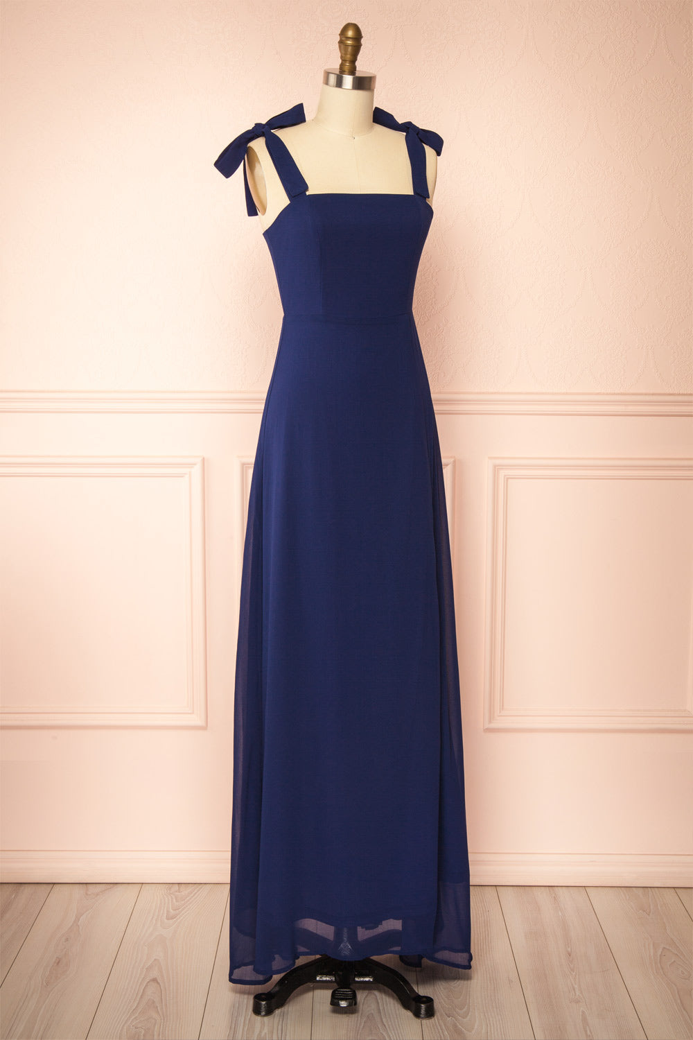 Neytiri Navy Exclusive 1861 A-Line Dress | Boutique 1861 side
